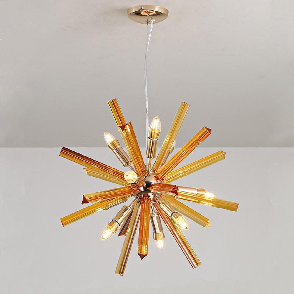 9-Light LED Metal Modern Pendant Light for Kitchen Island