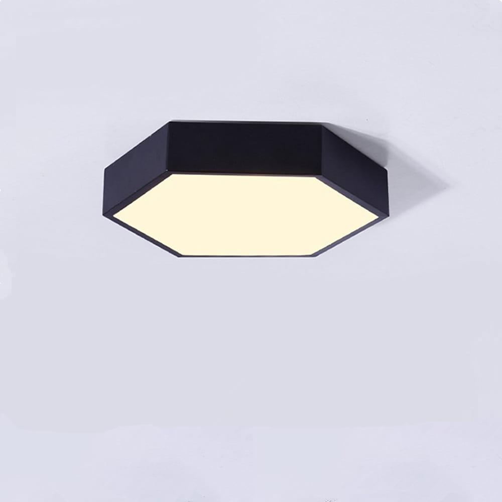 Geometric Hexagon Shaped LED Modern Ceiling Light – Flush Mount