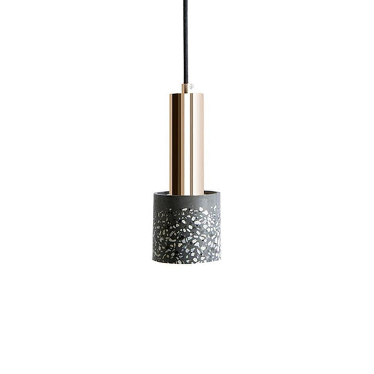 Cylinder Concrete LED Nordic Pendant Light