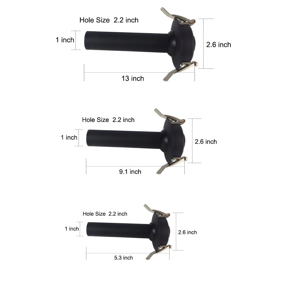 Gimbal Head Long Tube Recessed LED Ceiling Spotlight – Angle Rotatable