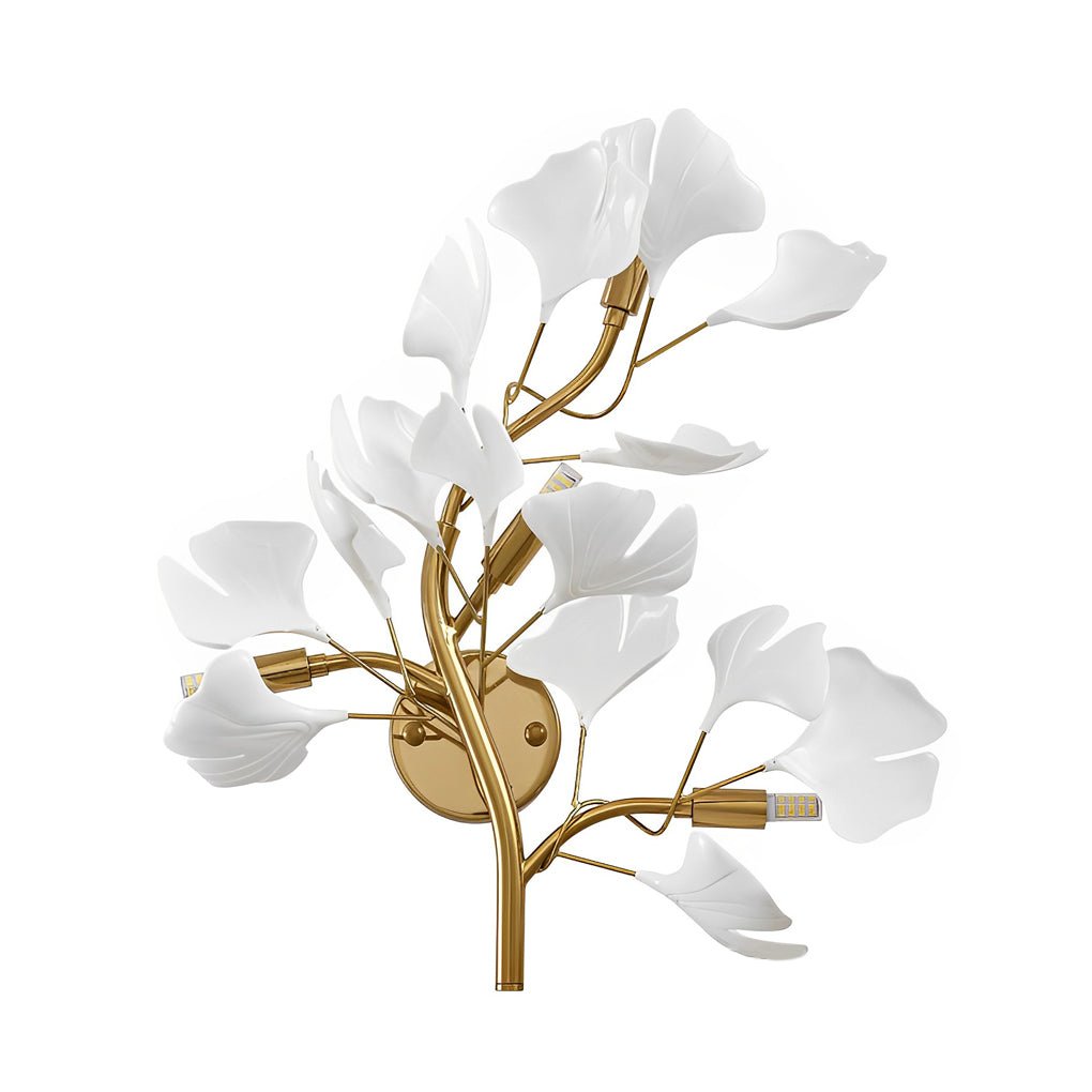 Ginkgo Leaves Branches 3 Step Dimming Nordic Wall Light
