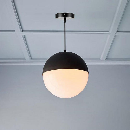 Glass Globe Shaped LED Nordic Pendant Light Chandelier Hanging Lamp