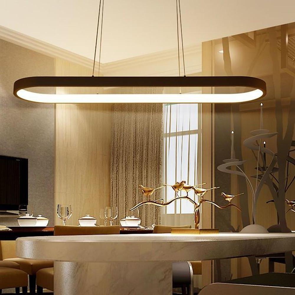 Rounded Rectangle LED Pendant Light for Kitchen