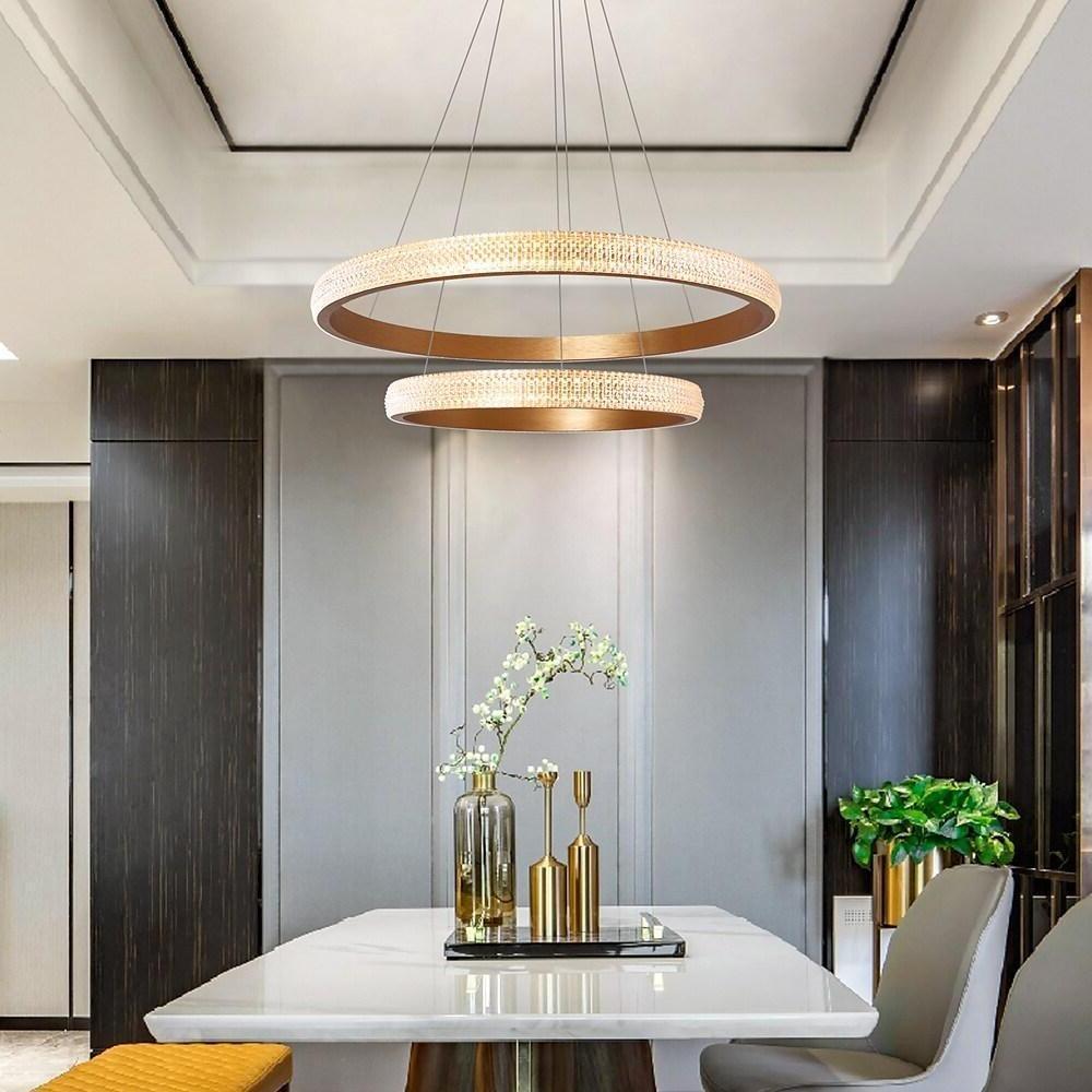 Circle Modern LED Chandelier for Dining and Kitchen