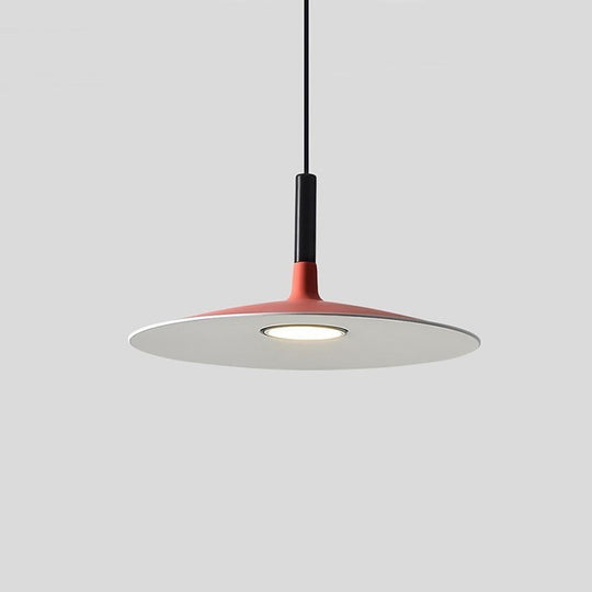 Flat Circular Industrial Pendant Light
