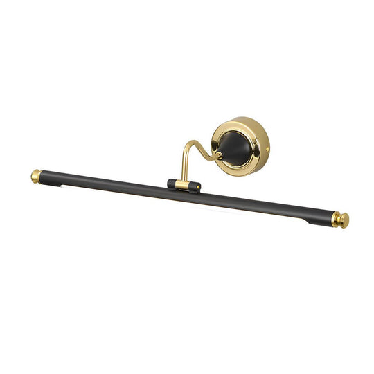Gold and Black Rotatable Linear LED Bathroom Vanity Light