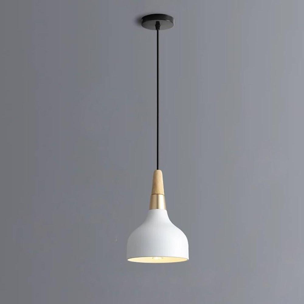 Wood and Metal LED Modern Pendant Light
