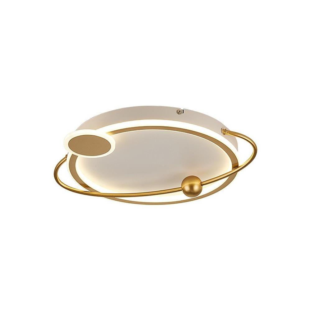 Oval Shaped Bedroom Flush Mount Unique LED Ceiling Light