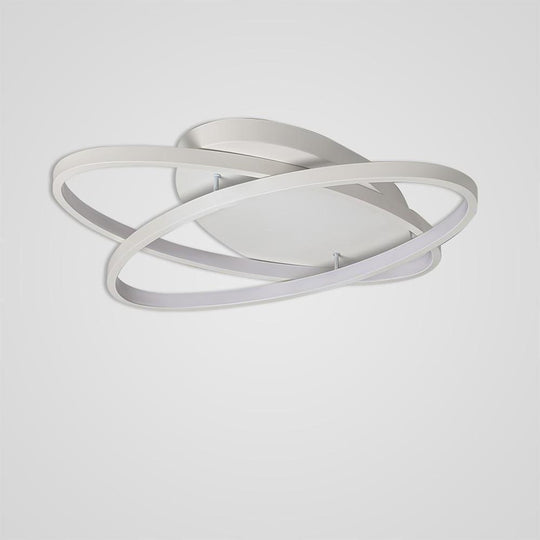 2 Ring Contemporary LED Flush Mount Ceiling Light for Bedroom