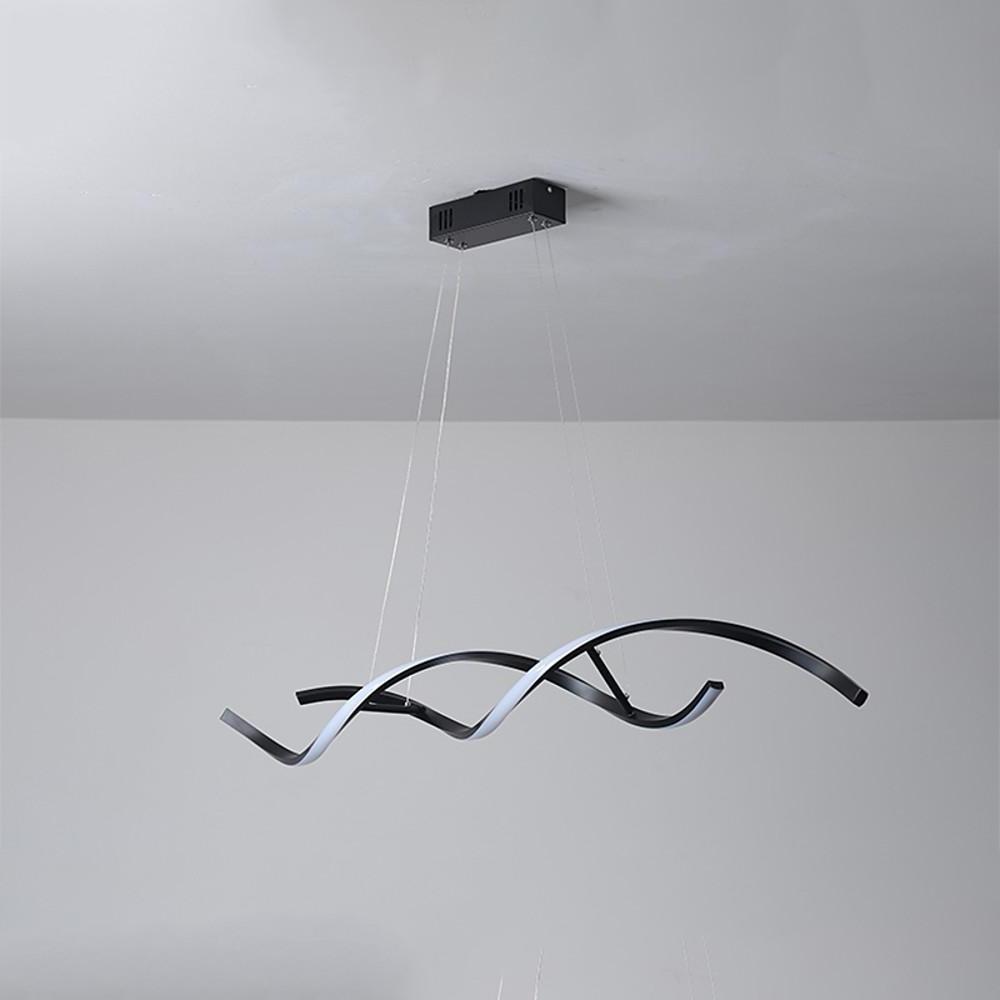Wave Design Modern LED Pendant Light for Elegant Interiors