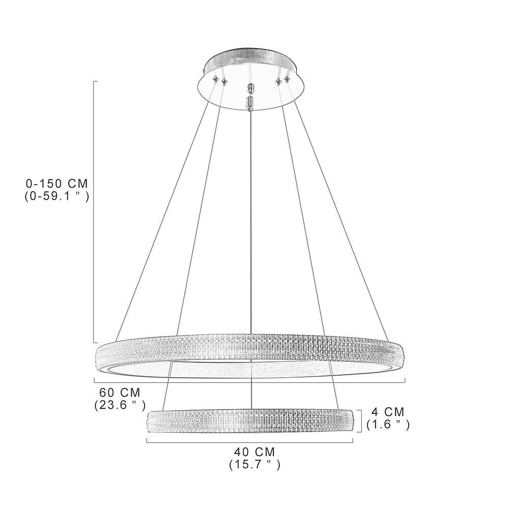Circle Modern LED Chandelier for Dining and Kitchen