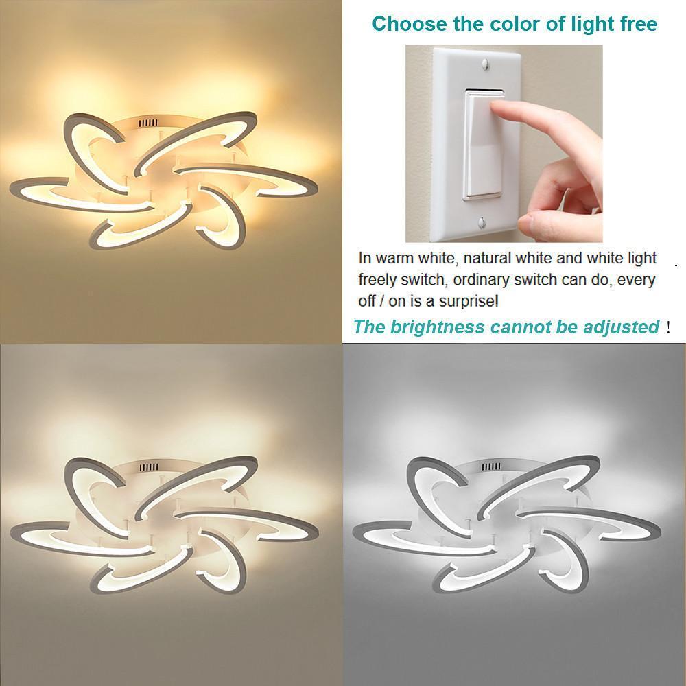 Artistic – Geometric Acrylic LED Flush Mount Ceiling Light