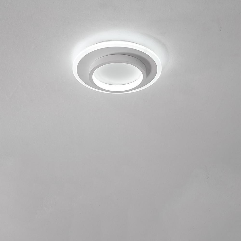 Modern Layered LED Ring Flush Mount Ceiling Light – 3 Circle Design