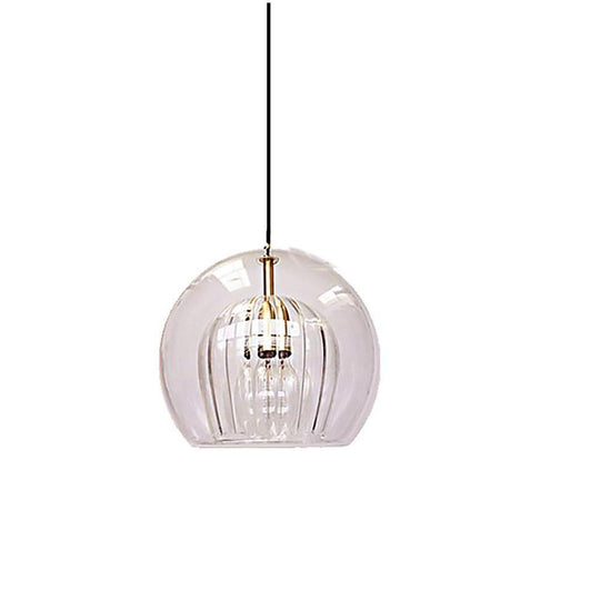 Unique Glass Globe LED Modern Pendant Light