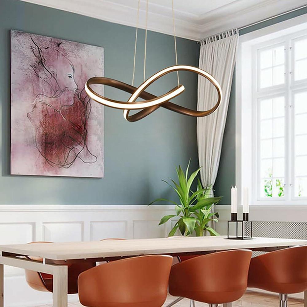 Mobius Ring Pendant 1-Light LED Ceiling Light