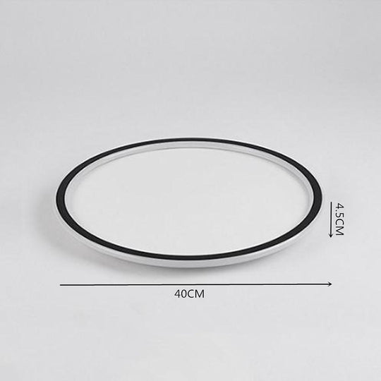 Flush Mount Dome LED Ceiling Light with Minimalist Acrylic Metal Design