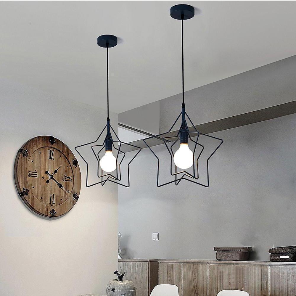 Multiple Star Shaped LED Modern Pendant Light