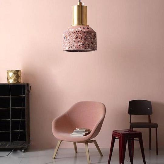 Industrial Round Metal Modern Pendant Light