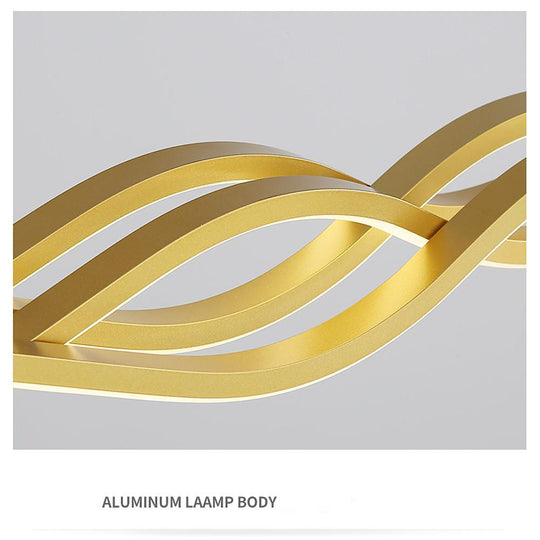 Multiwave LED Nordic Dining Chandelier