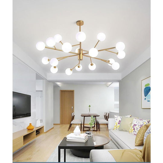 Sputnik Ceiling Light Metal Bubble LED Living Room Ceiling Lights