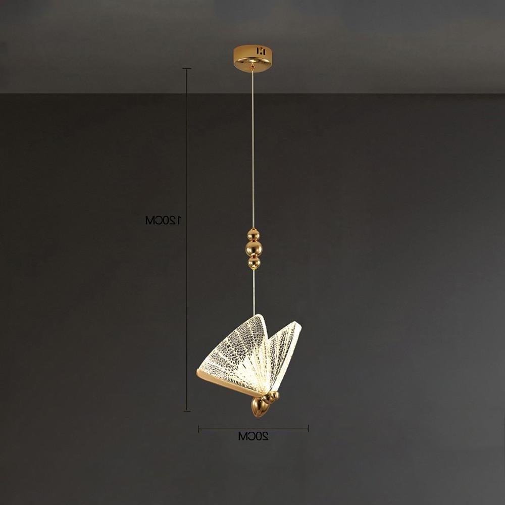 Butterfly Shaped Coastal LED Pendant Light