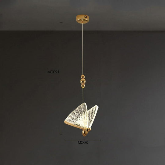 Butterfly Shaped Coastal LED Pendant Light