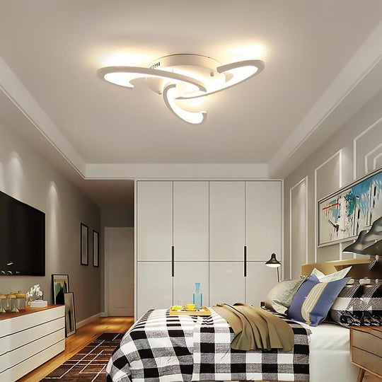 Artistic – Geometric Acrylic LED Flush Mount Ceiling Light
