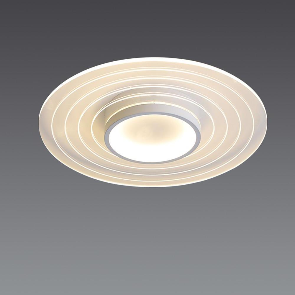 Multiple Circles Dimmable LED Modern Flush Mount Ceiling Light