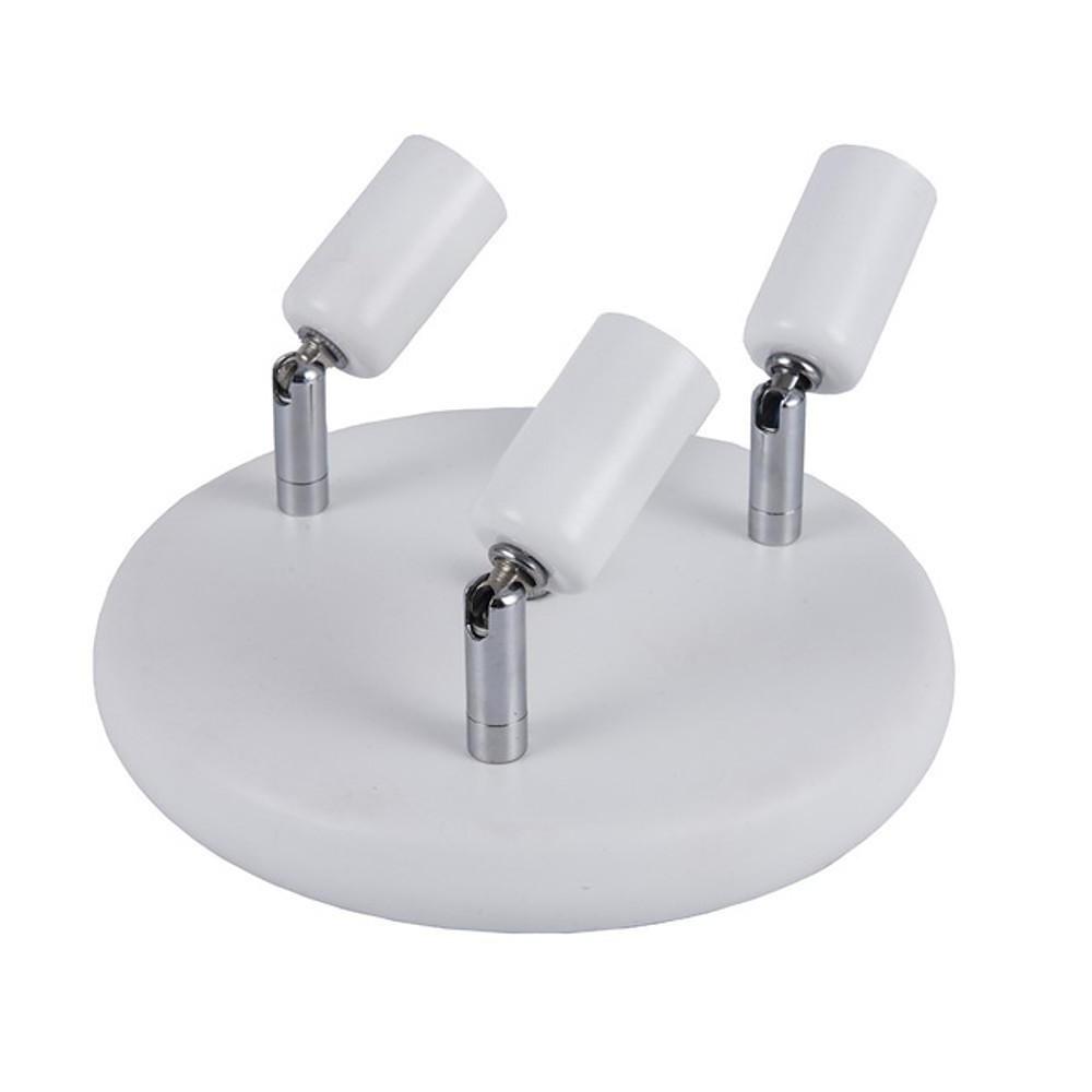 3-Light Industrial Modern Metal Black Flush Mount Ceiling Light