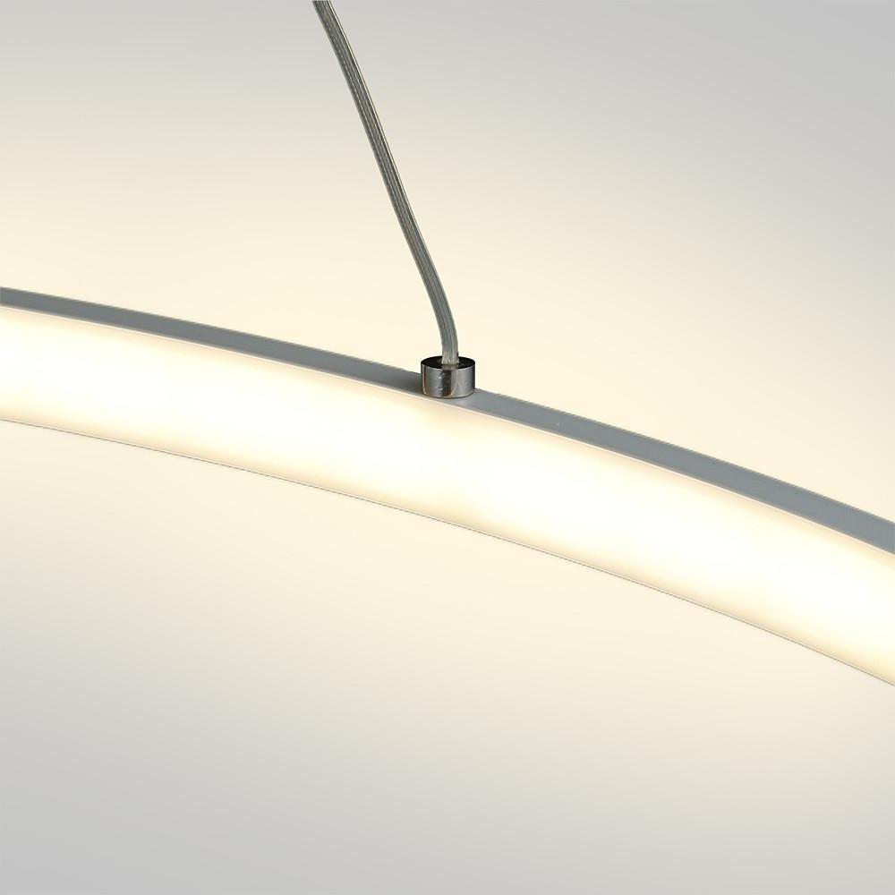 Round Geometric 30 W Single-Ring Integrated LED Pendant – Modern & Dimmable