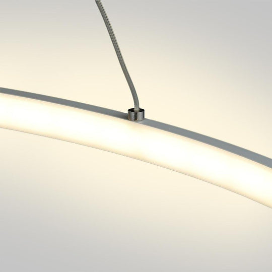 Round Geometric 30 W Single-Ring Integrated LED Pendant – Modern & Dimmable