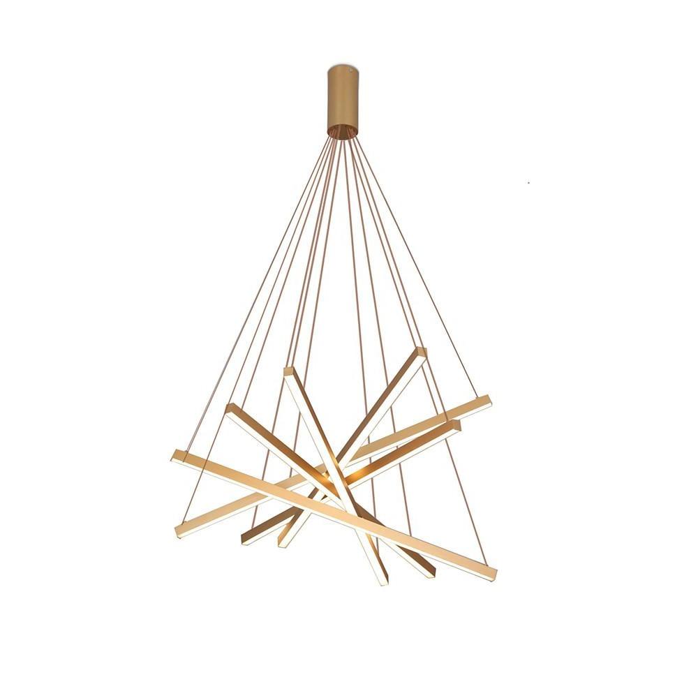 6-Light Cluster Design Multiple Sticks LED Modern Chandeliers Ceiling Lights