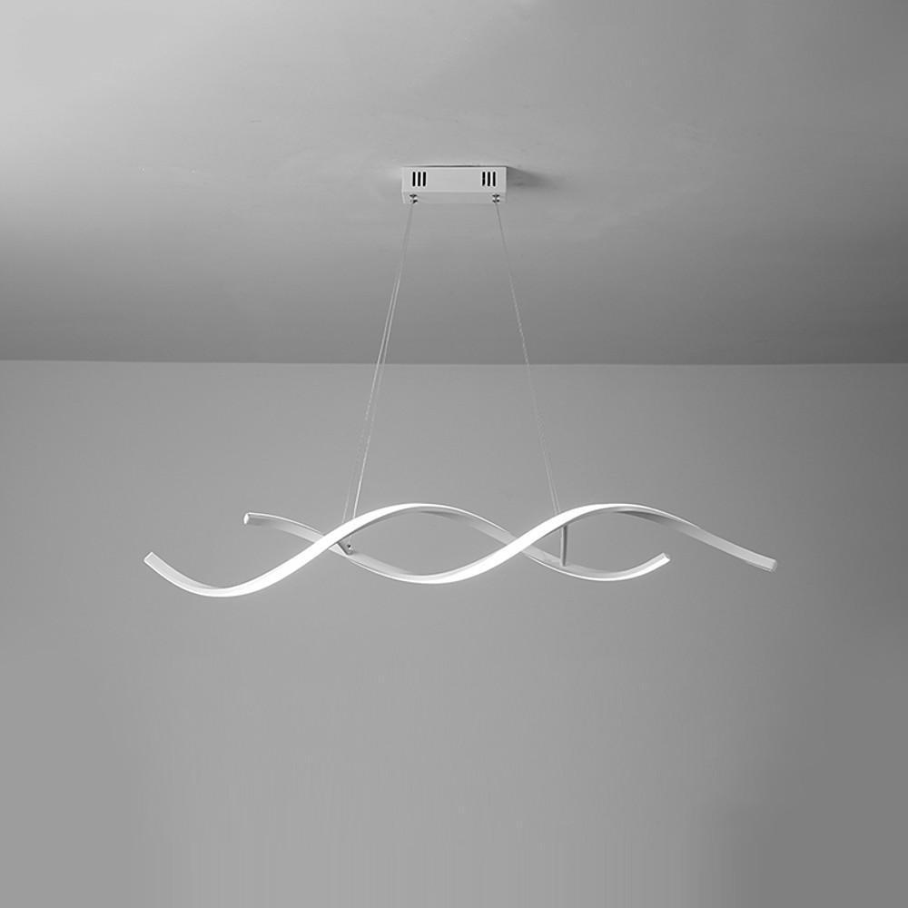 Wave Design Modern LED Pendant Light for Elegant Interiors