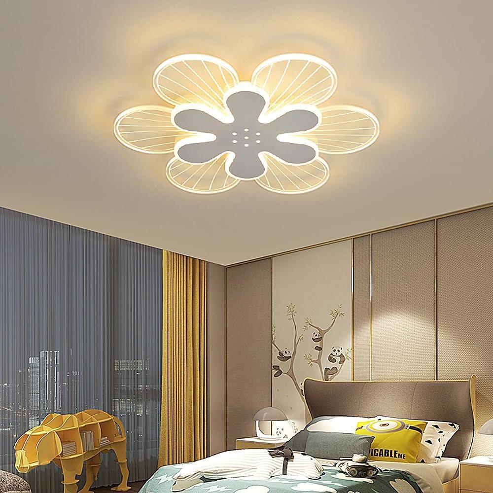 Novelty Stylish Flower LED Flush Mount Ceiling Light – Bedroom