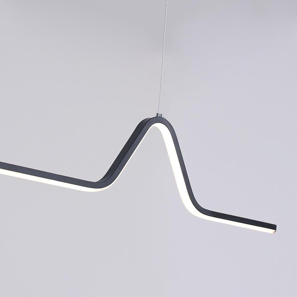 Circular Linear Dimmable LED Modern Chandelier