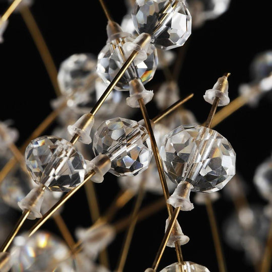 Round Design Crystal Metal LED Antique Chandelier – Kitchen Pendant Lighting