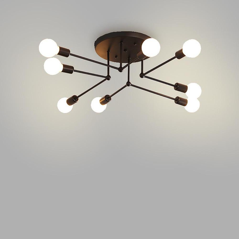 8-Light LED Modern Sputnik Chandelier