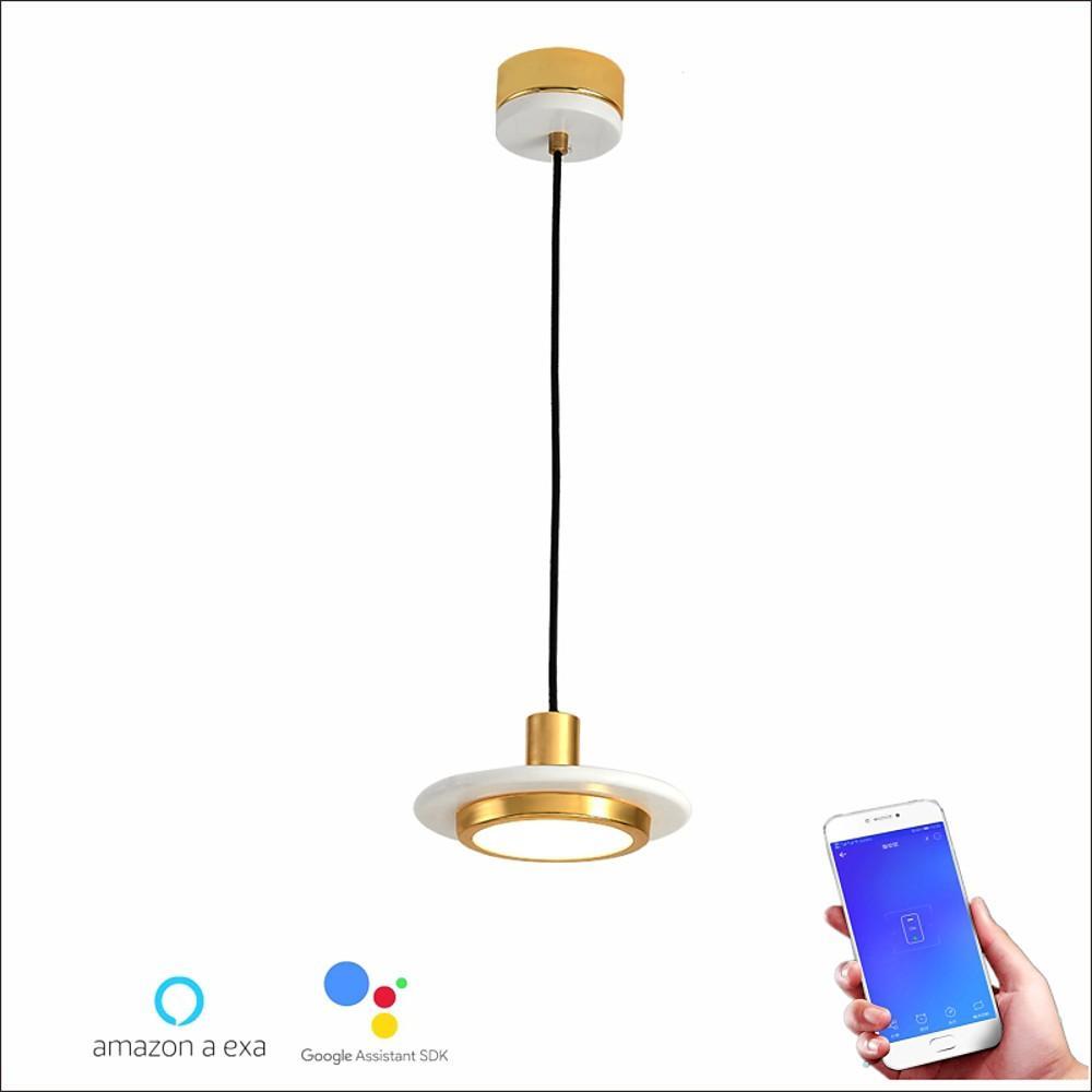 Traditional Classic Metal & Acrylic Pendant Light – Modern Nordic LED Circle Design