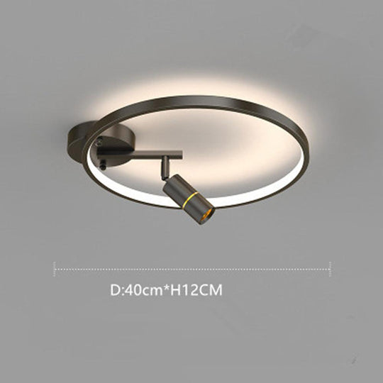 LED Circle Spotlight Dimmable Flush Mount Ceiling Light