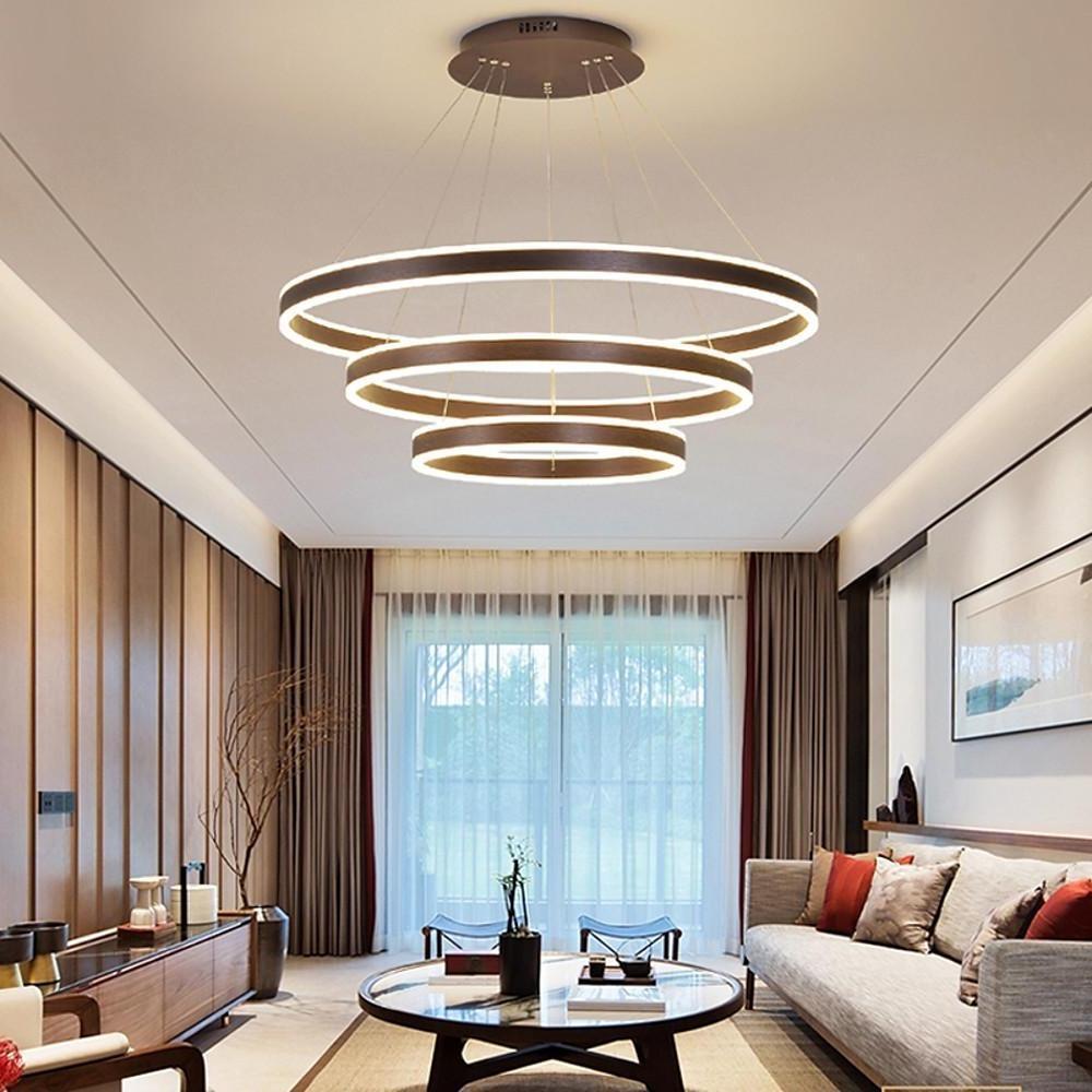 3 Circles Interweaved LED Modern Pendant Chandelier