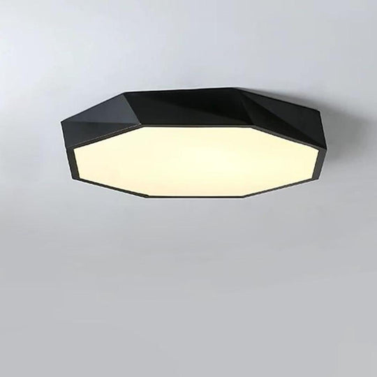 Geometric Design LED Modern Flush Mount Ceiling Light