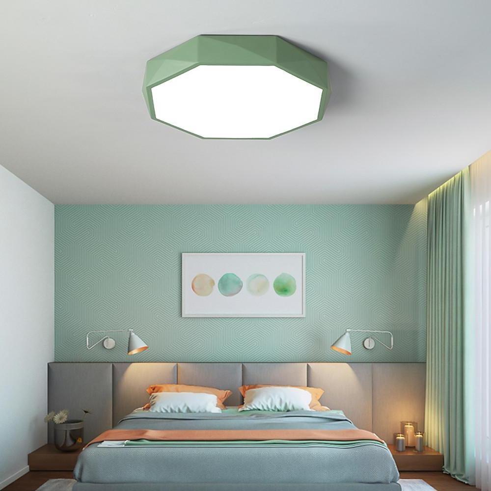 Octagonal Bedroom – LED Flush Mount Ceiling Light for Kids and Modern Homes