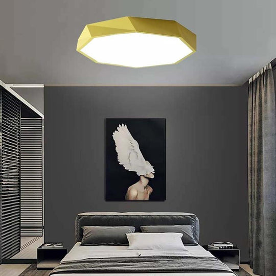 Geometric Design LED Modern Flush Mount Ceiling Light