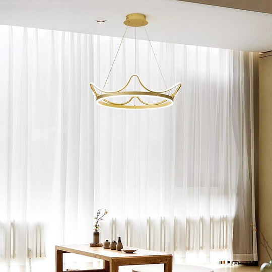 Geometric Shaped LED Gold Nordic Chandeliers Island Lights Pendant Light