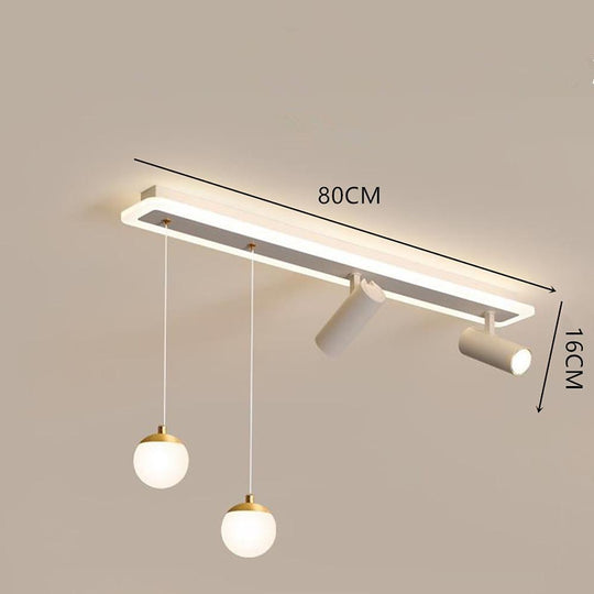 Modern Blending Flush Mount and Pendant LED Ceiling Light – Kitchen Island