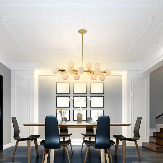 35'' LED 16-Bulb Molecular Pendant Lighting Fixture