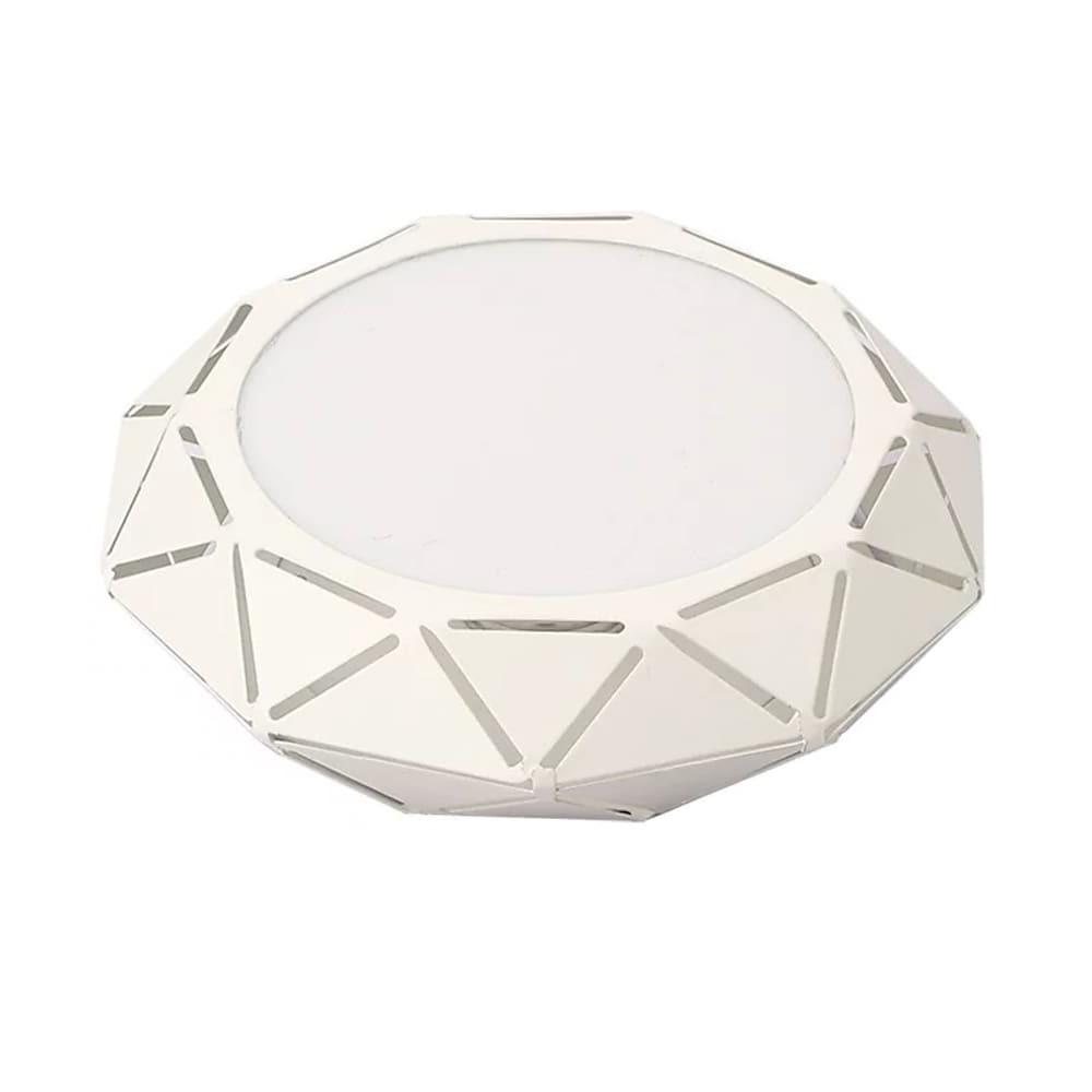 Geometric Drum Shaped LED Modern Flush Mount Ceiling Light
