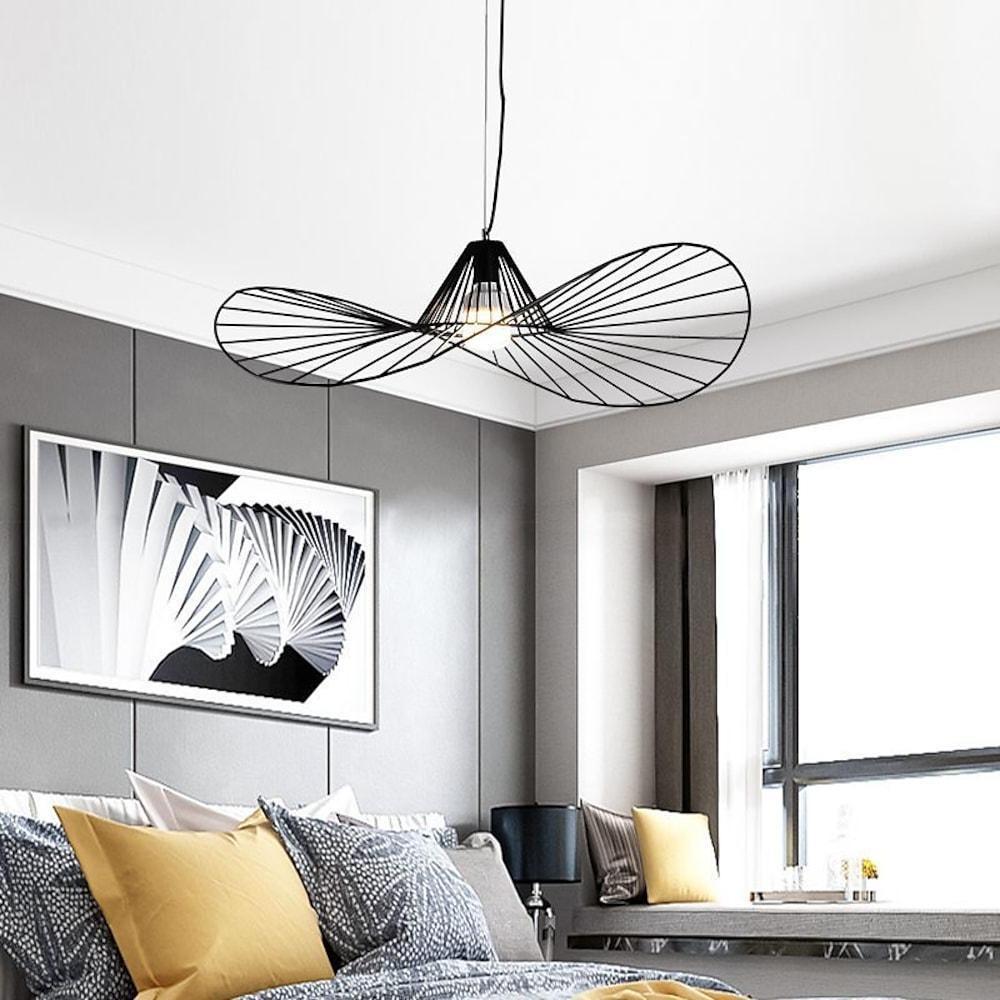 Hat Shaped Metal Linear LED Modern Pendant Light