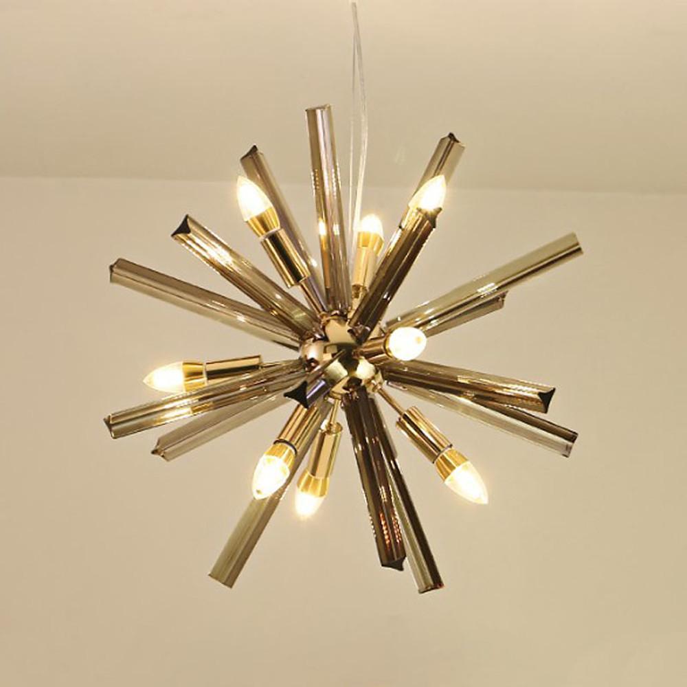 9-Light LED Metal Modern Pendant Light for Kitchen Island
