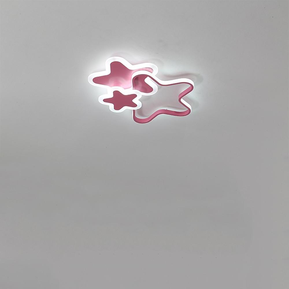 Triple Star Flush Mount LED Ceiling Light